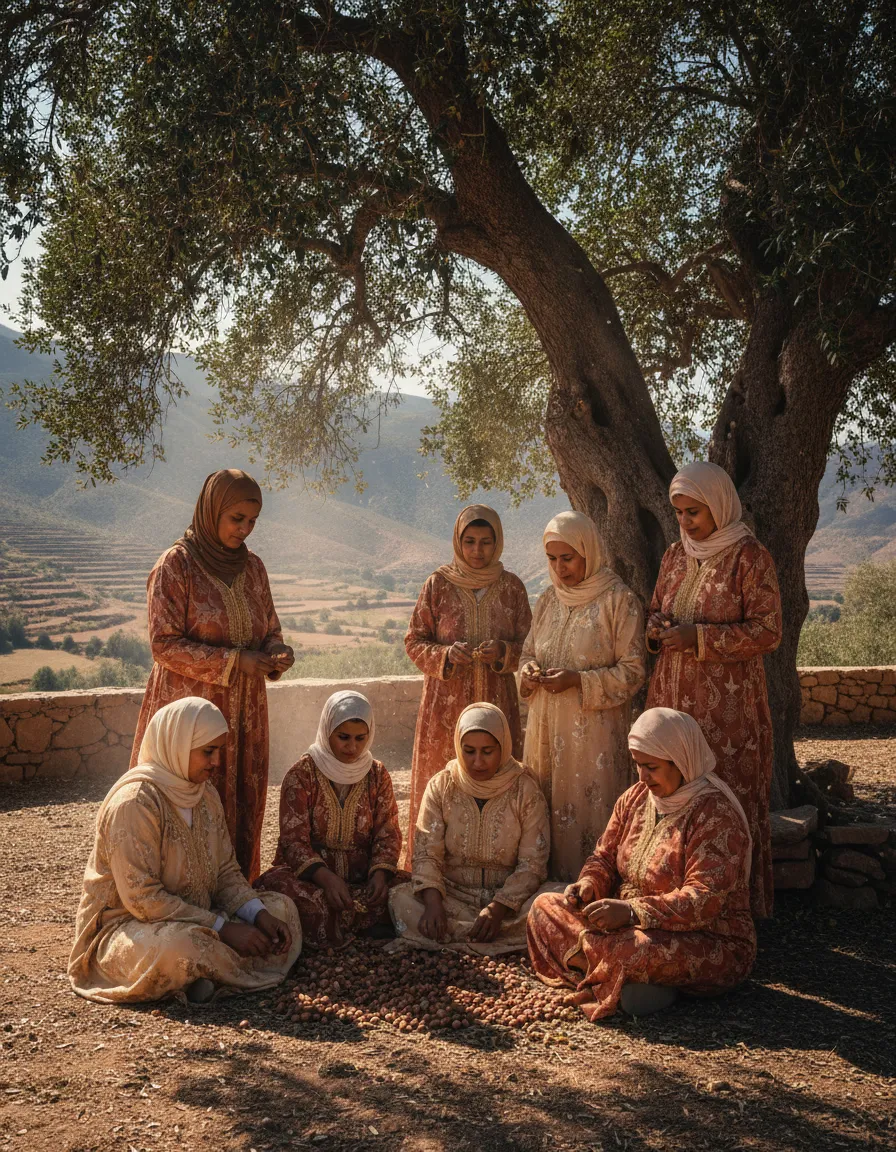 Moroccan women cooperatives in the Atlas Mountains