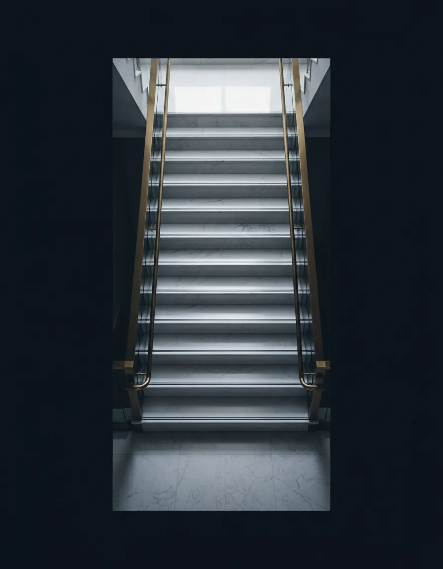 High-key architectural photography representing sustainable growth