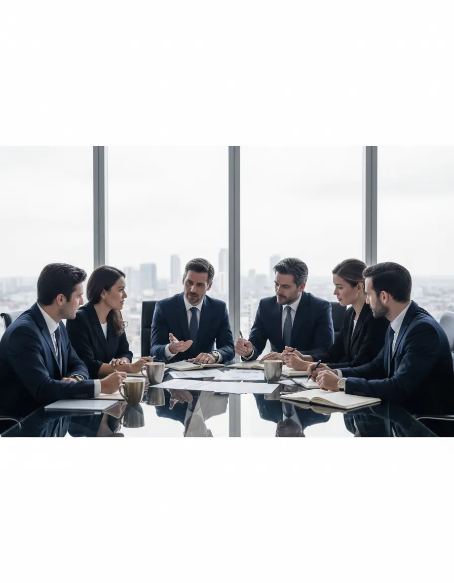 Abstract corporate imagery showing performance gains
