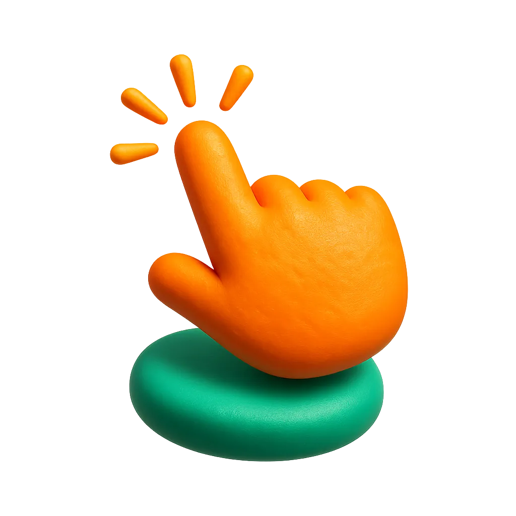 3D Floating Cursor Button icon representing Conversion Hacks