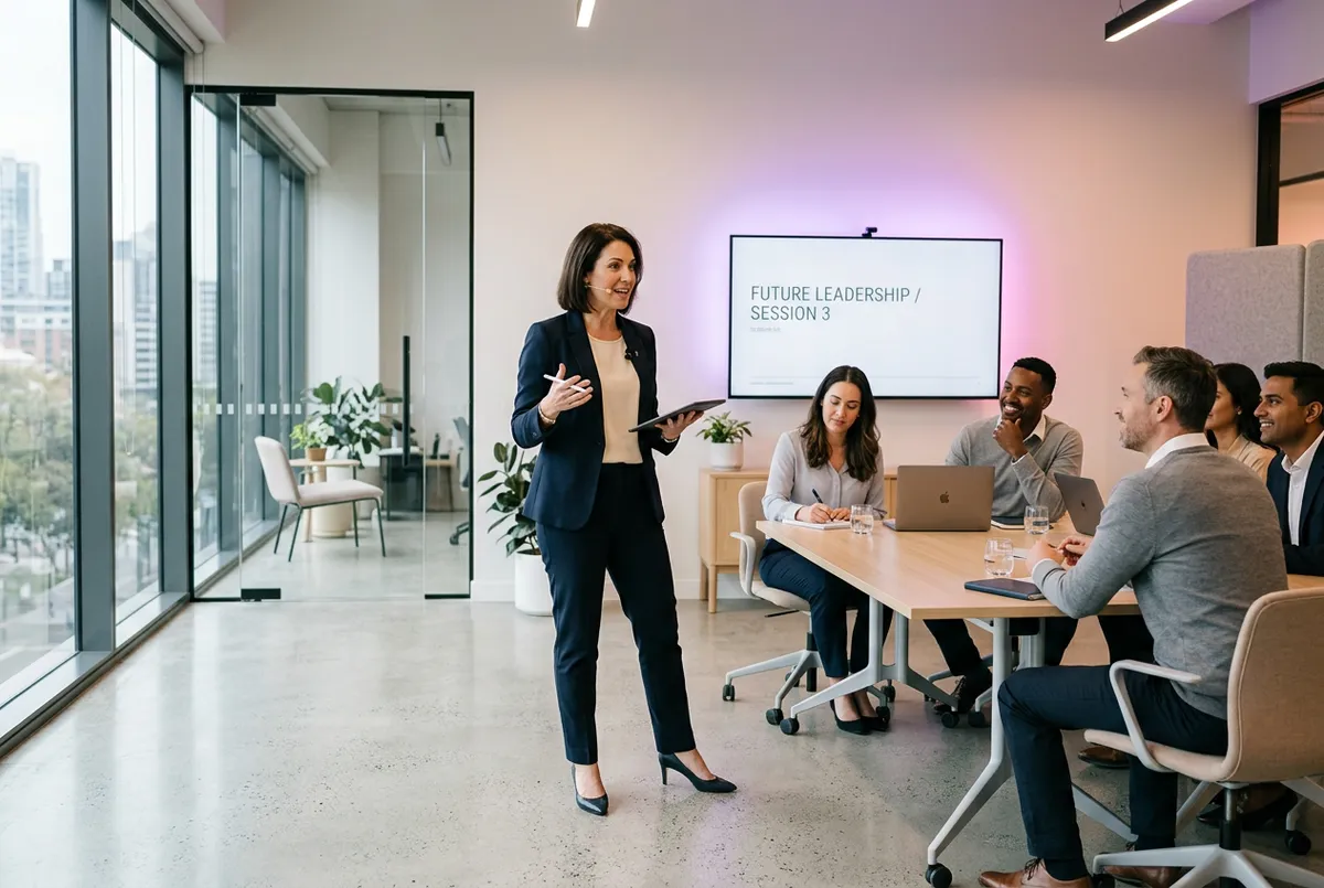Engaging corporate resilience workshop and leadership keynote presentation