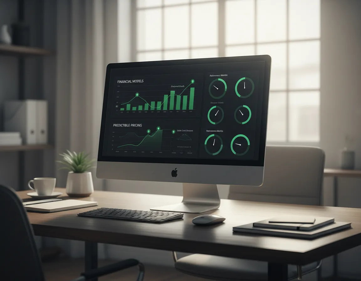 Transparent financial modeling and predictable pricing charts