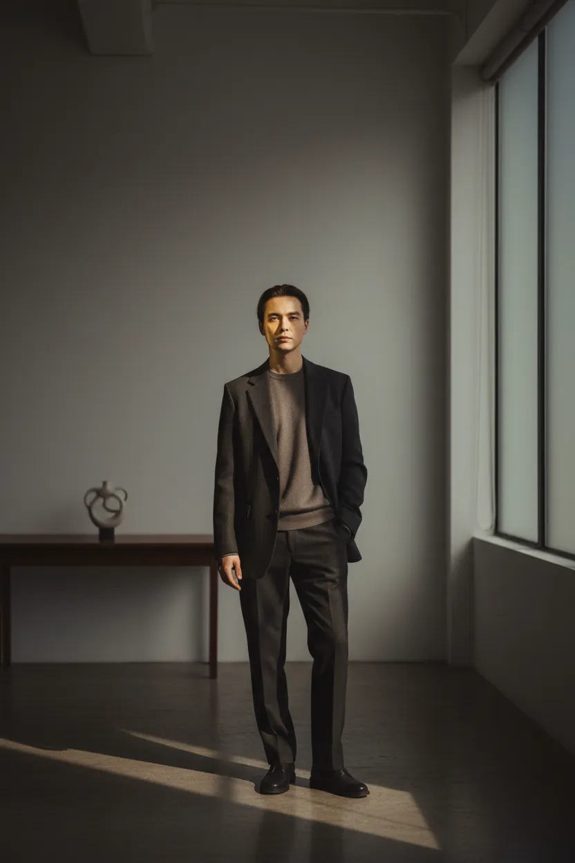 Portrait of the lead photographer in the studio