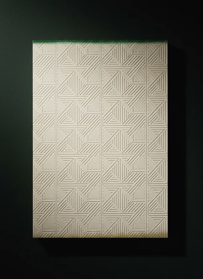 Minimalist high-end textured paper detail