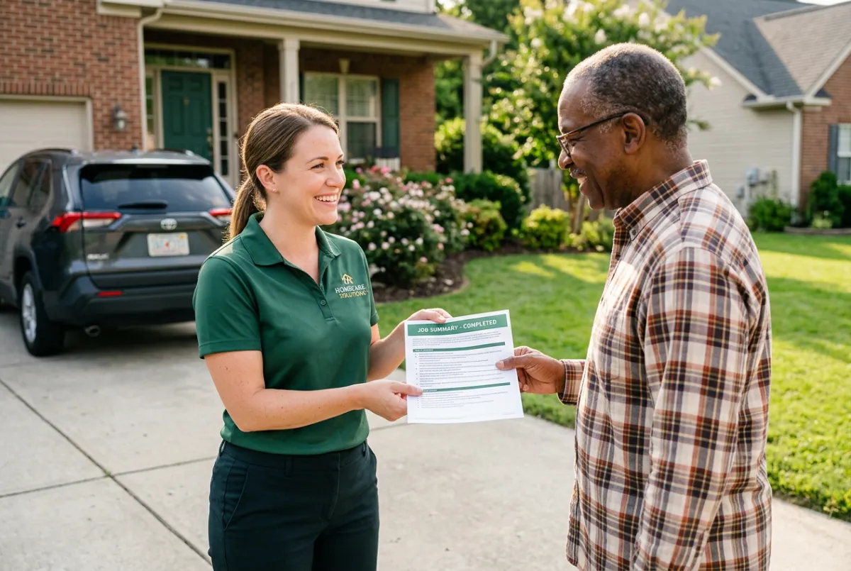 Customer satisfaction review tracking and maintenance reminder system