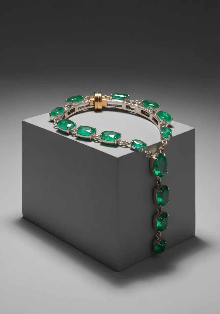 Piezas de alta joyería con diamantes y esmeraldas