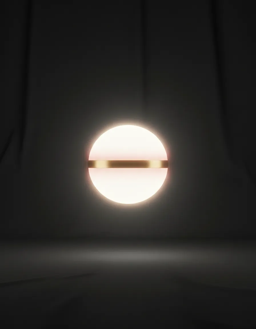 Soft white glowing minimal illustration representing faith and transformation