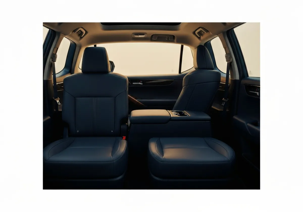 SUV interior highlighting 2-row configuration