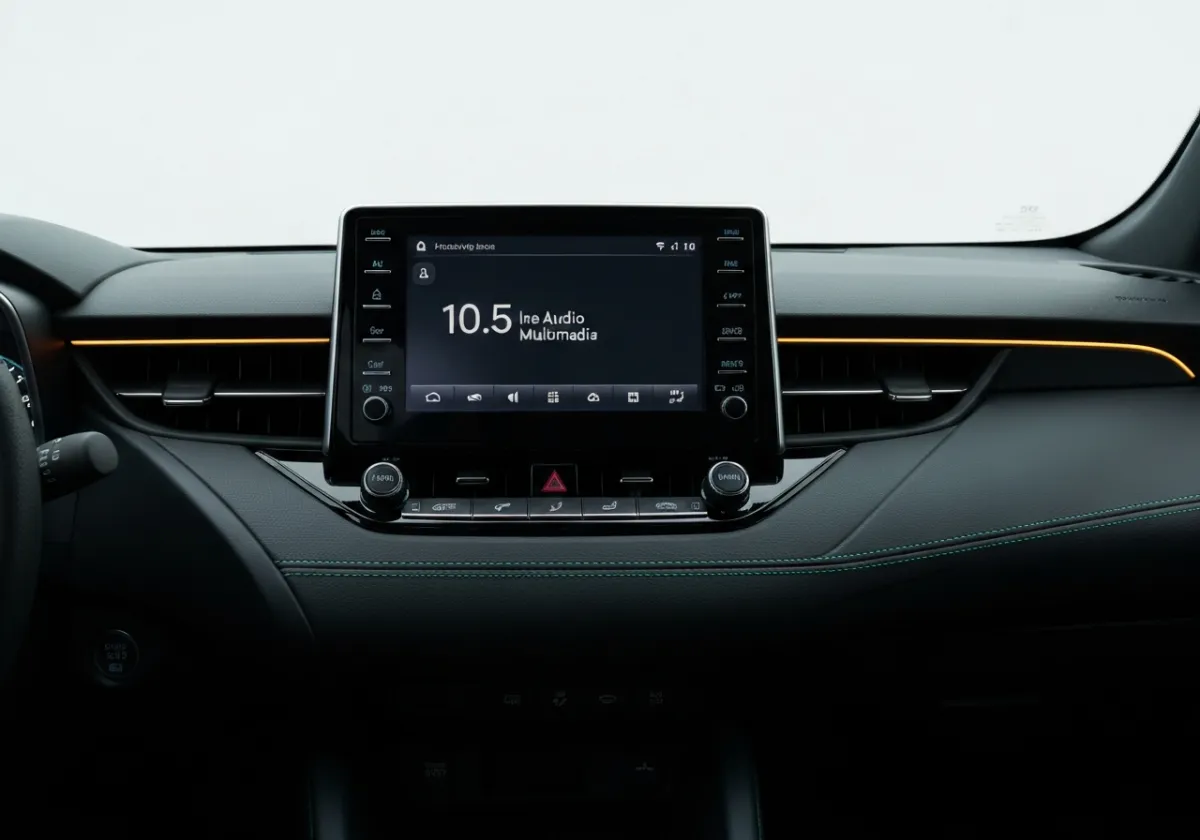 10.5-inch Toyota Audio Multimedia display in Hybrid XLE