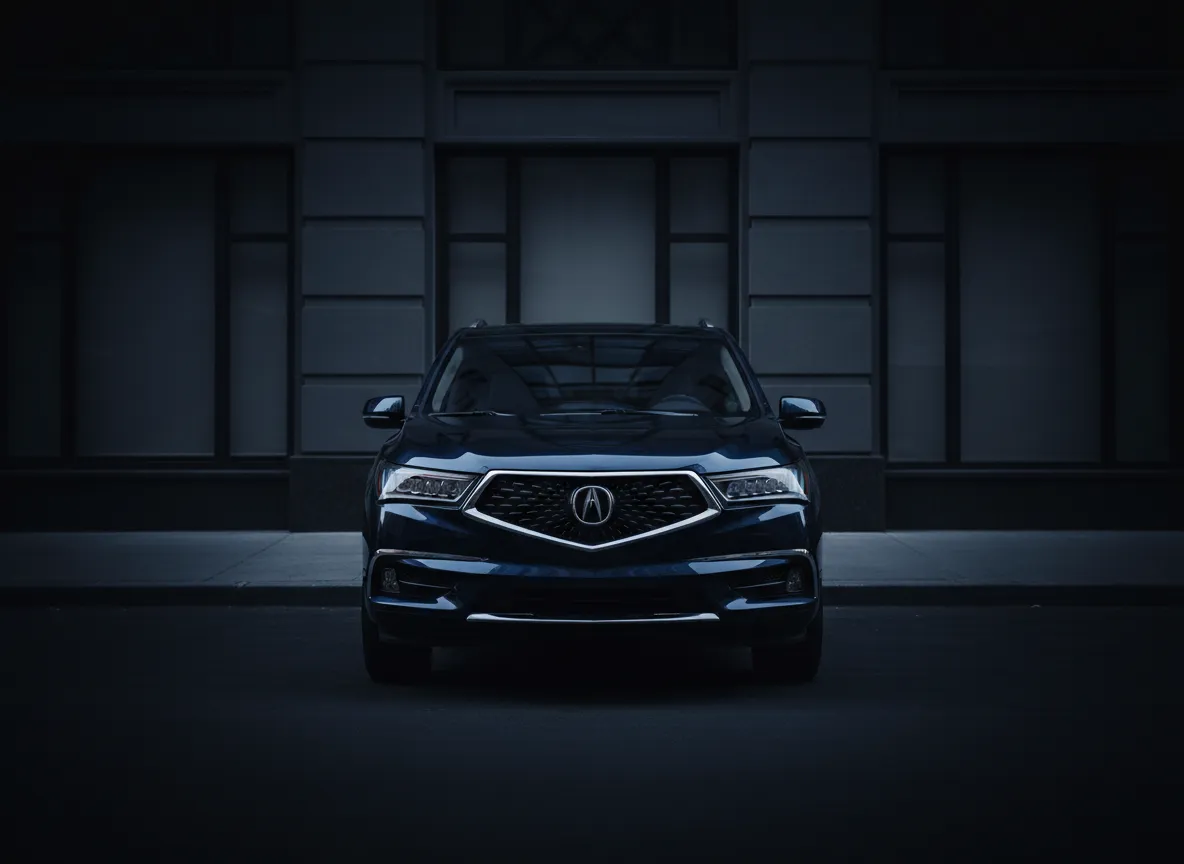 Acura MDX in a high-contrast architectural setting