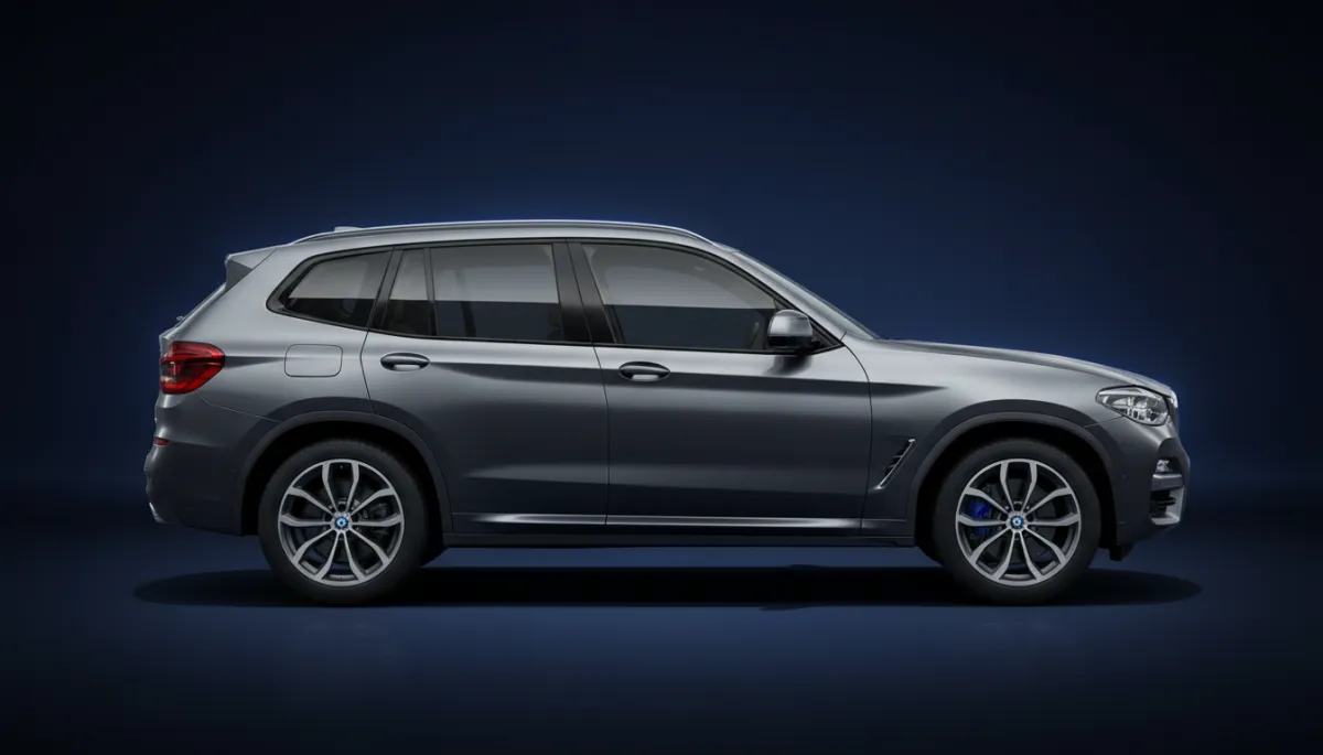 BMW X3 side profile silhouette