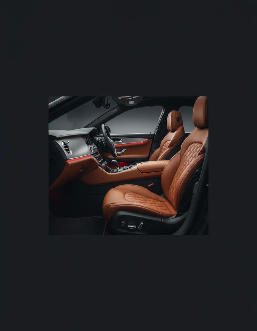 High-end luxury automotive interior