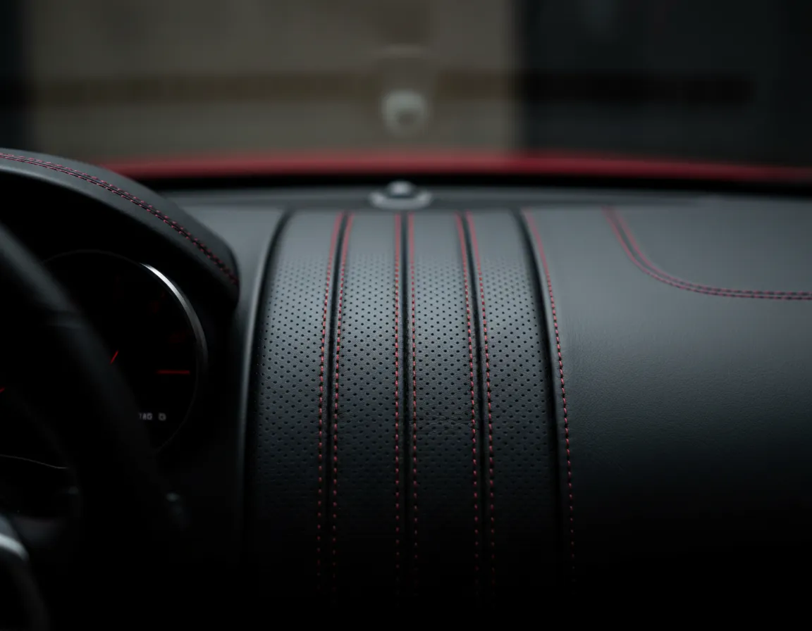 Automotive detail representing financing considerations