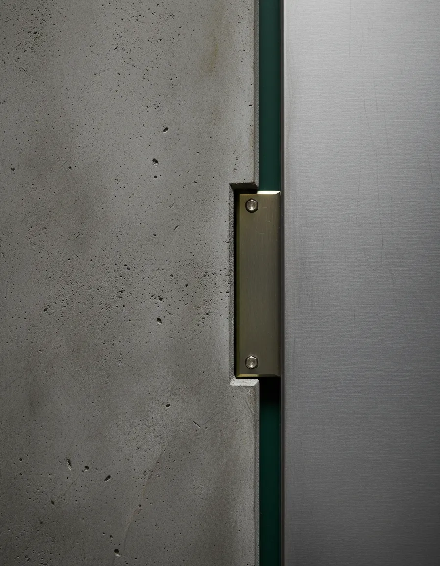 Industrial texture details representing pressure-free execution