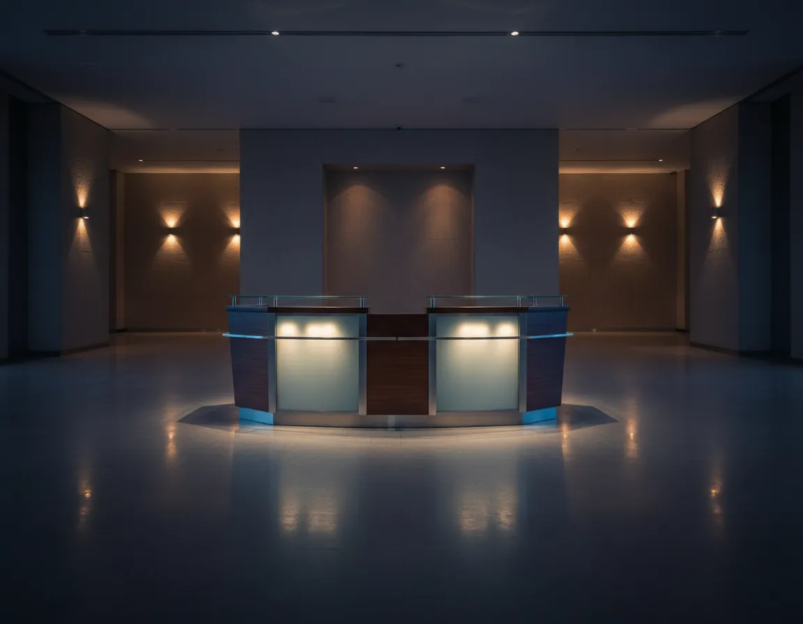 Calm professional strategy session setting
