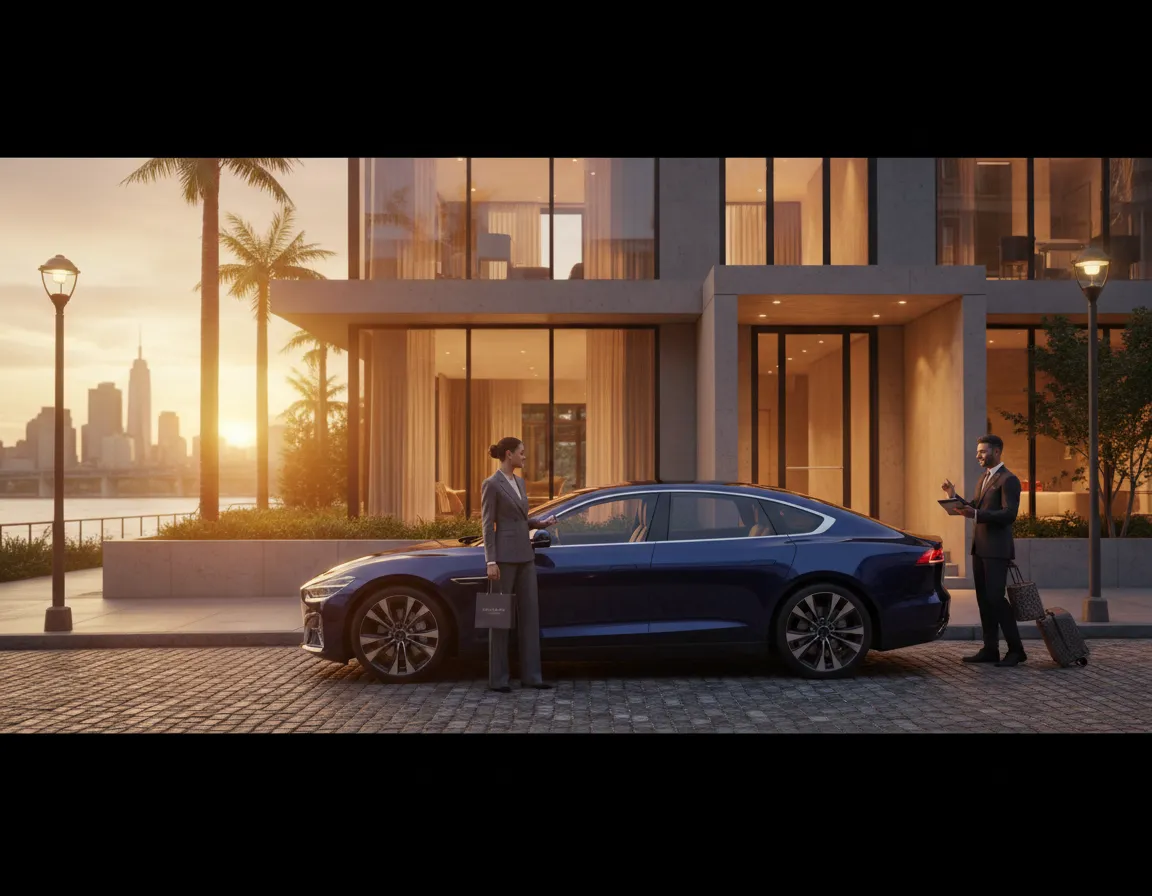 Luxury new vehicle delivered directly to client home