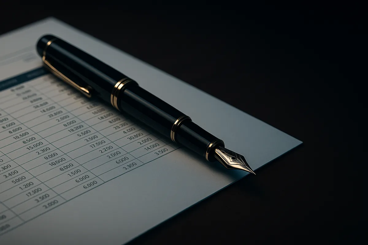 A structured deal arrangement for a new luxury vehicle