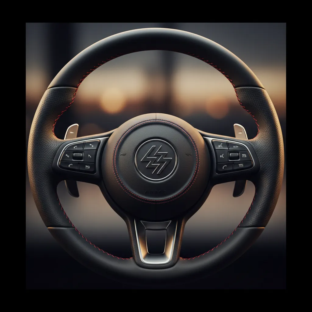 Sleek automotive visual representing knowledge and strategy
