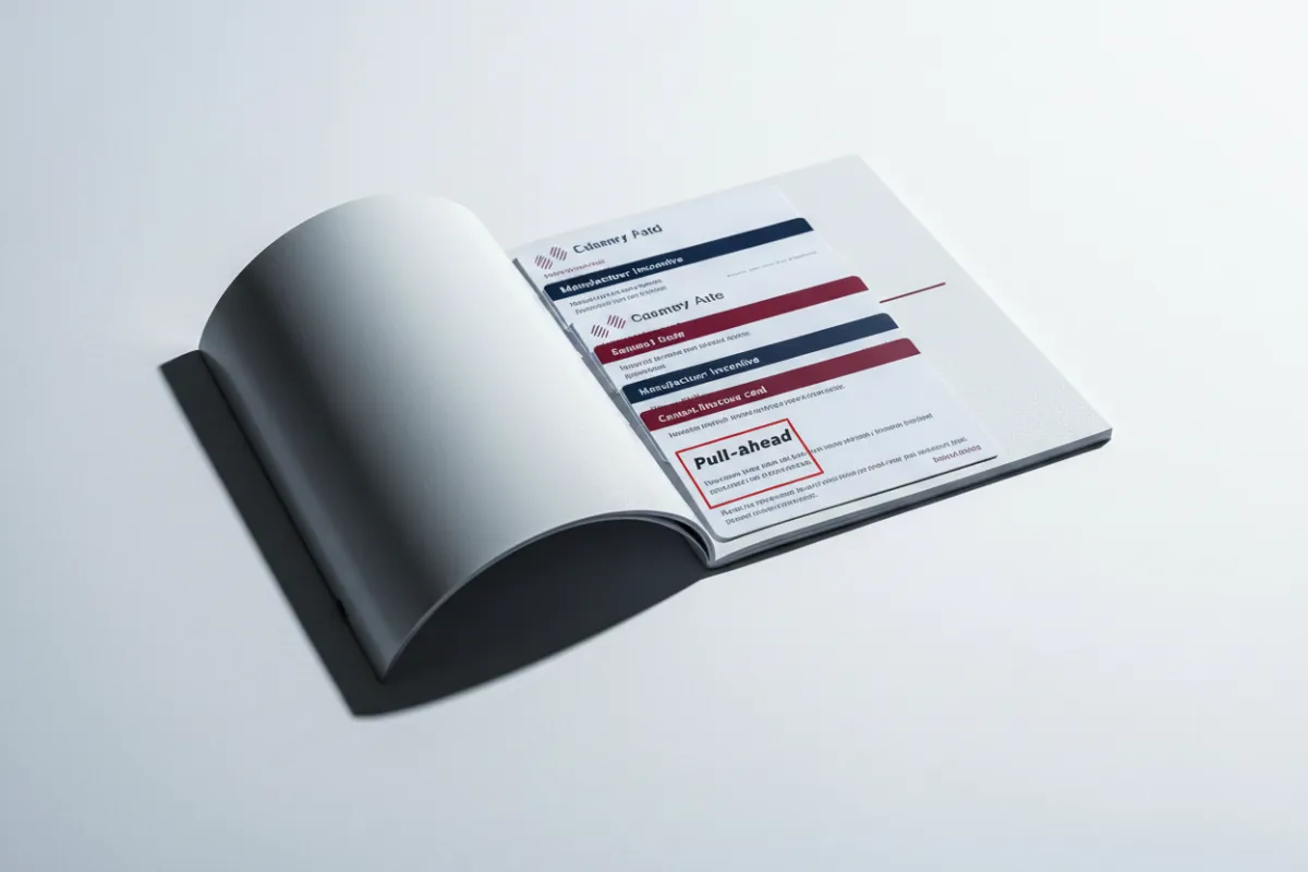 Incentives & Pull-Ahead Programs