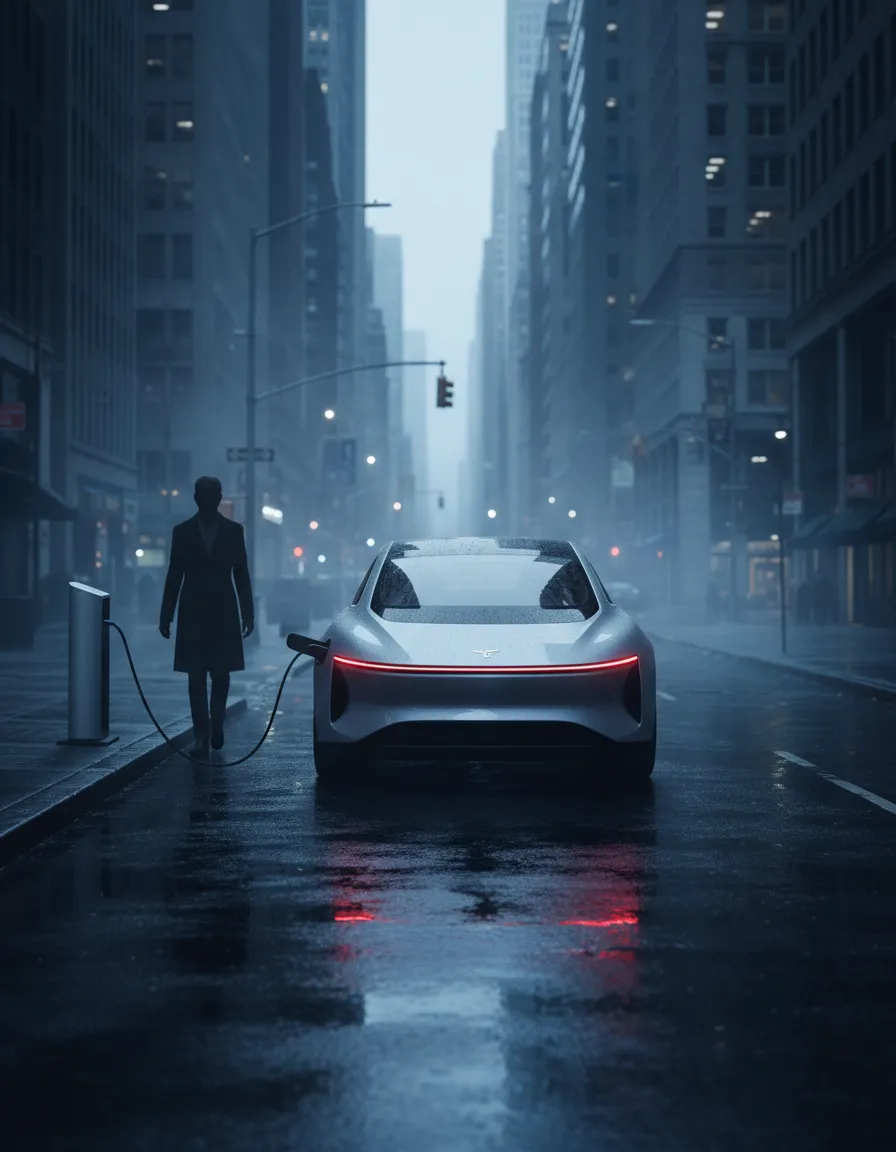 Premium EV charging in modern NYC setting