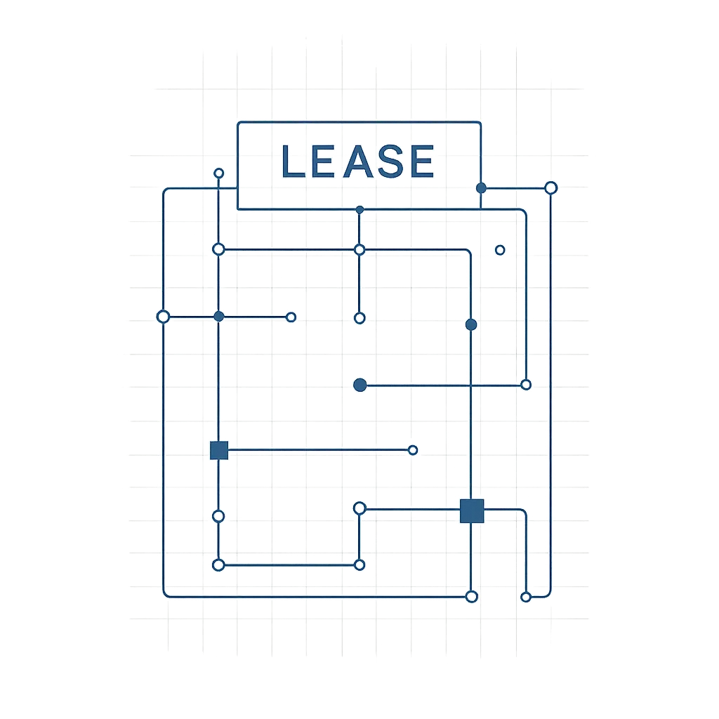 Lease Structure Blueprint showing invisible parts of a lease deal