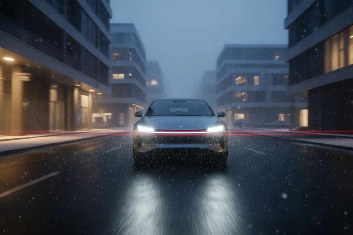 EV driving in winter conditions