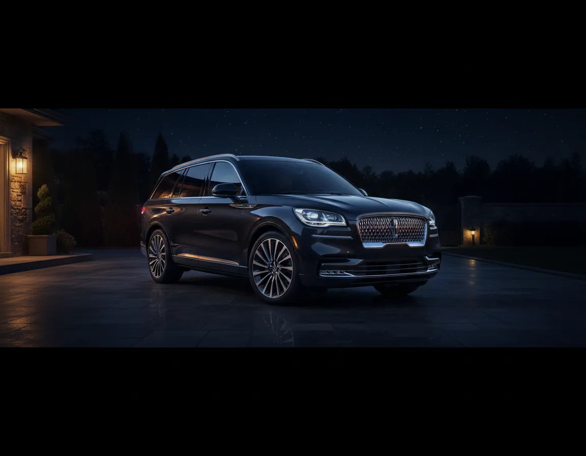 Executive staging and white-glove delivery of a Lincoln SUV