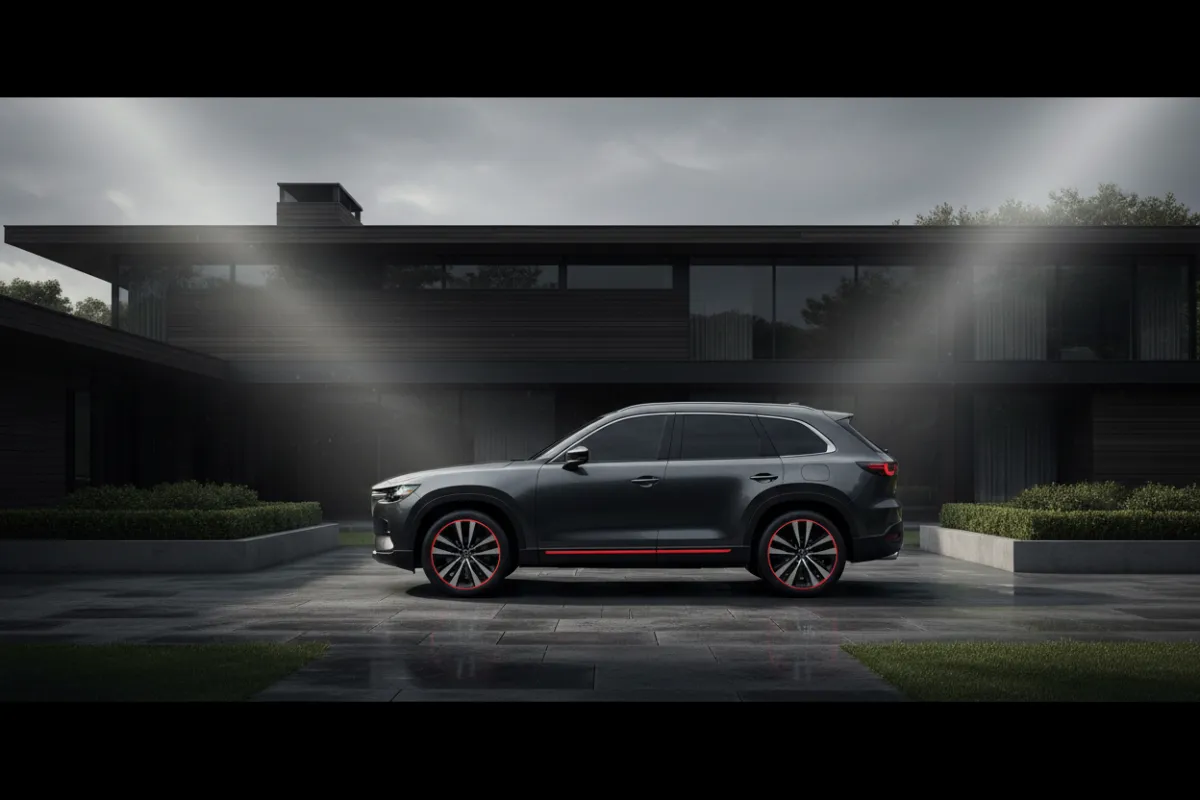 Mazda CX-90 muted high contrast