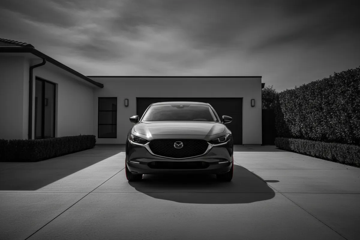 Mazda CX-30 muted high contrast