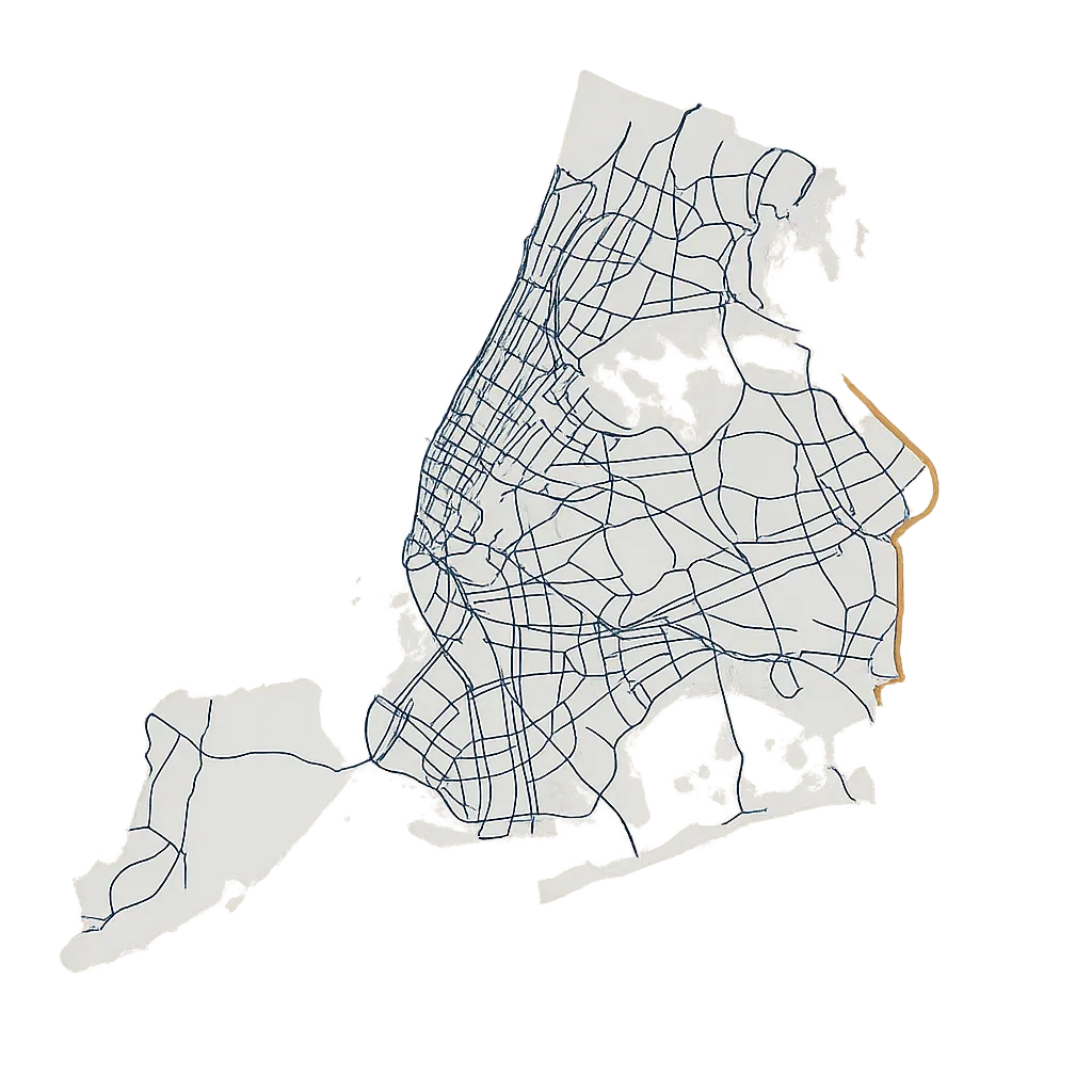 NY geographic texture graphic