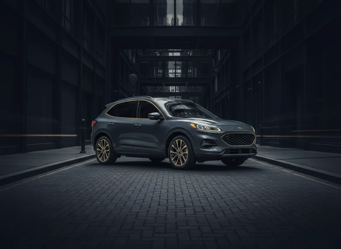 Ford Escape navigating city streets in Flushing