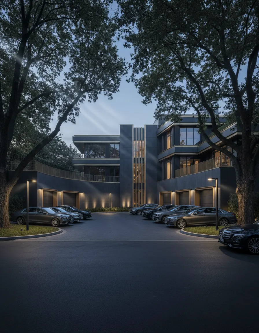 High-end architectural view representing Northeast Queens auto broker service area