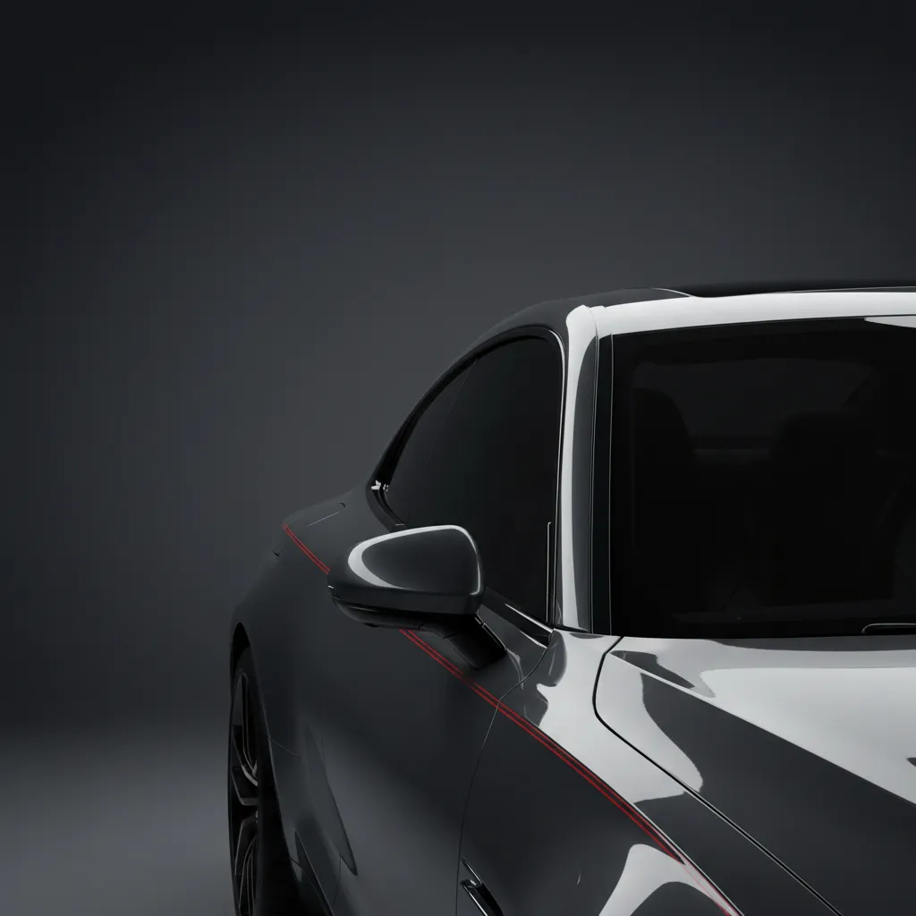 Pristine luxury vehicle exterior conditioning