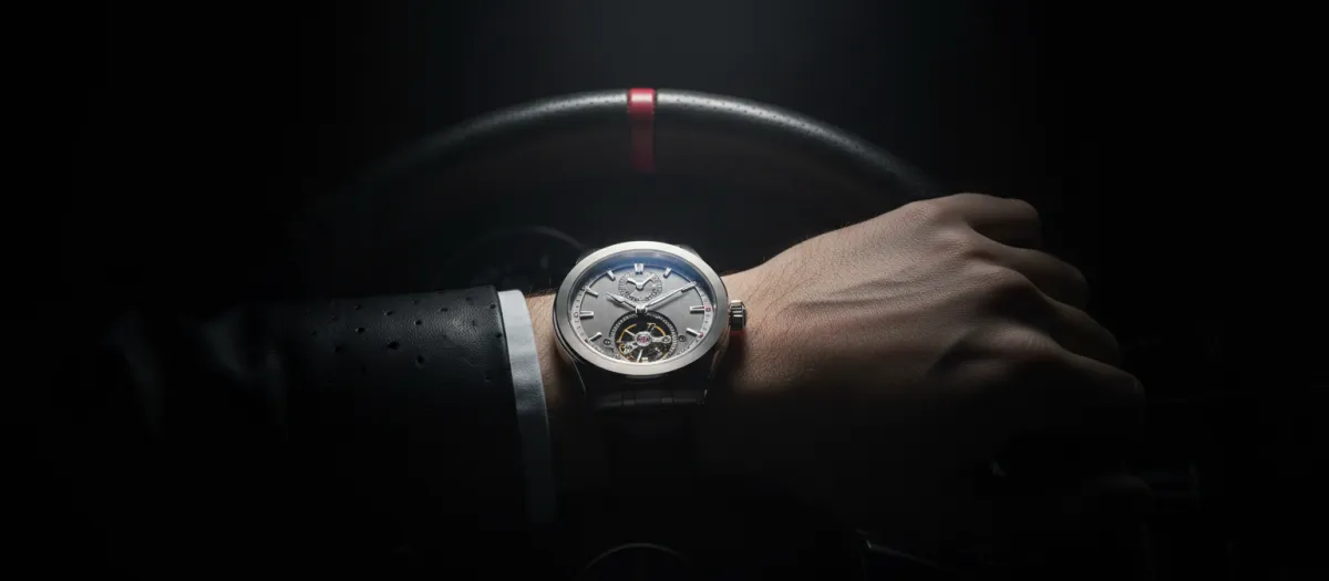 Cinematic high-contrast automotive photography with desaturated tones