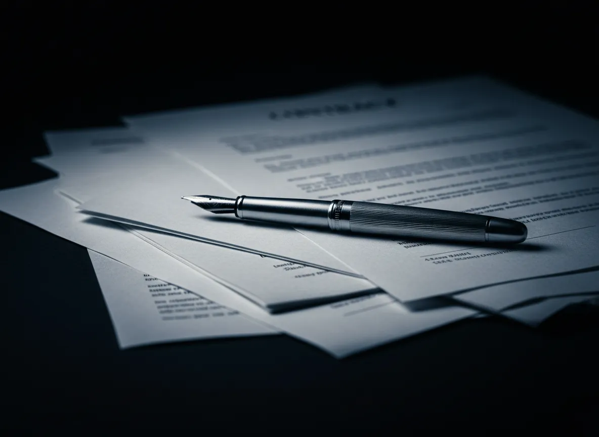 Detailed breakdown of hidden fees and automotive lease structure documents
