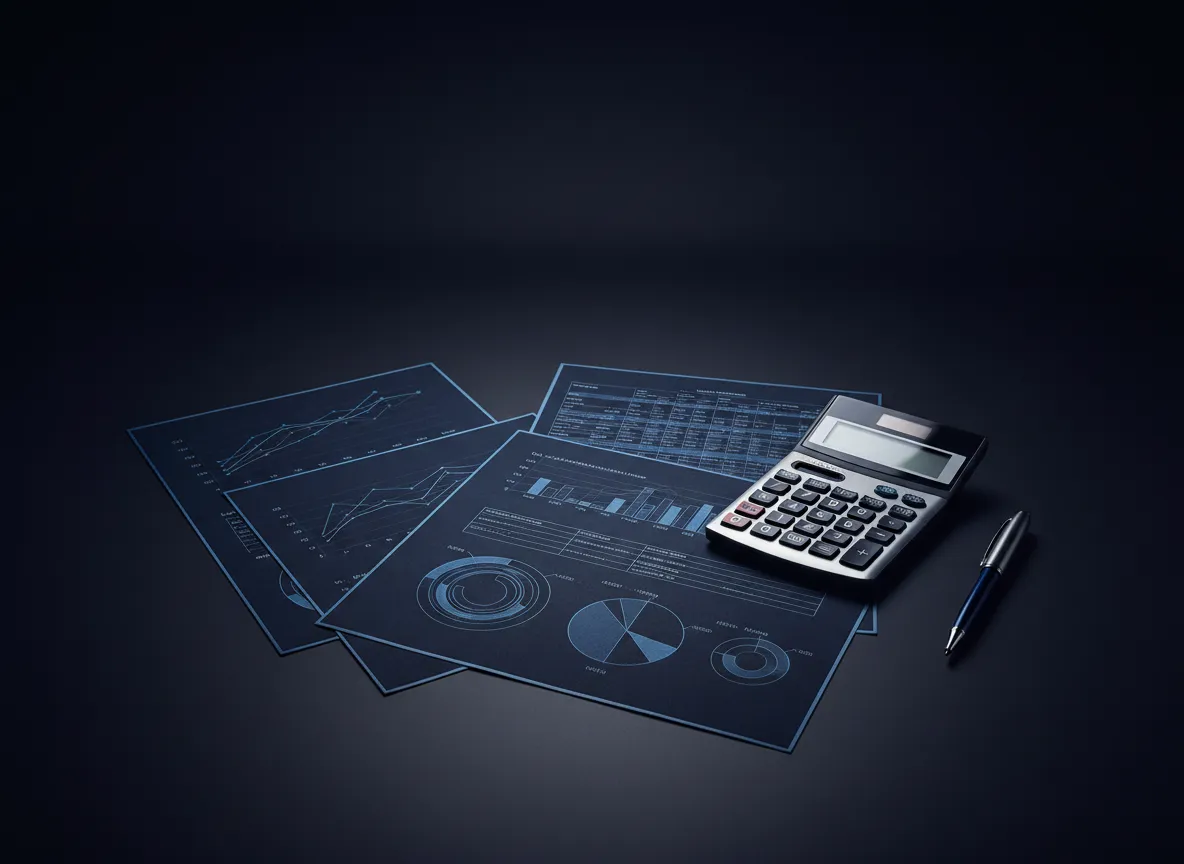 Financial charts and lease contract structures showing money factor analysis
