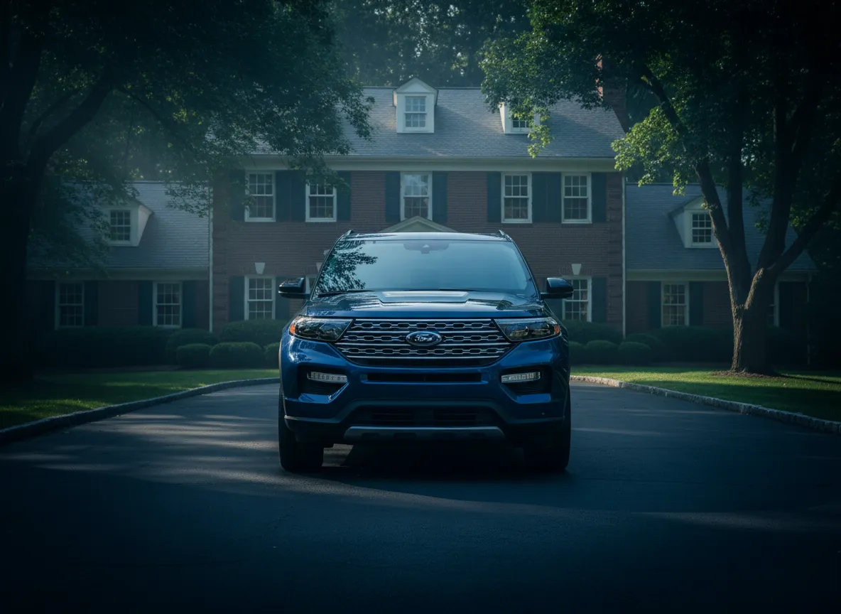 Ford Explorer in Westchester suburban setting