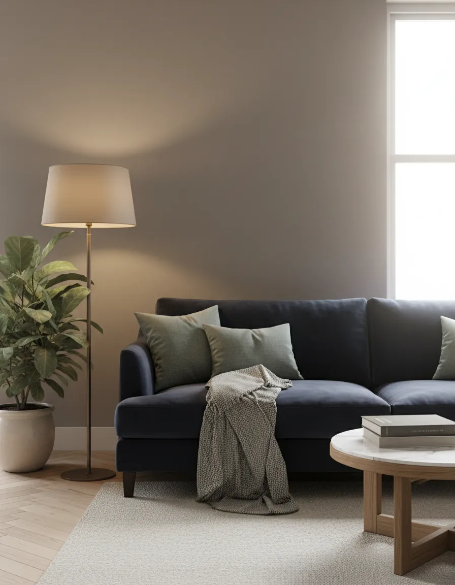 A warm and inviting residential living space