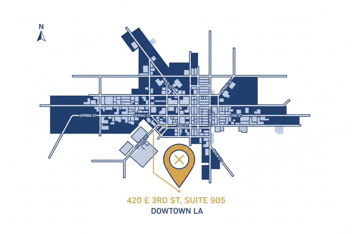 Map of DTLA Location