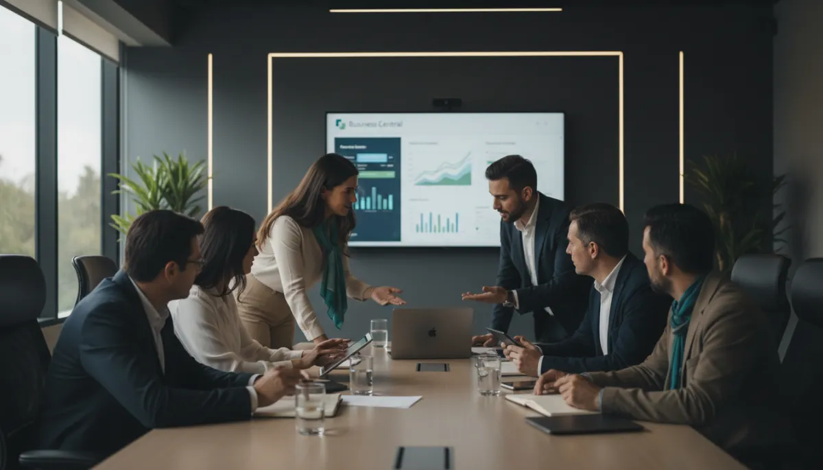 Equipo de Akkomplish Mexico trabajando en implementacion de Business Central