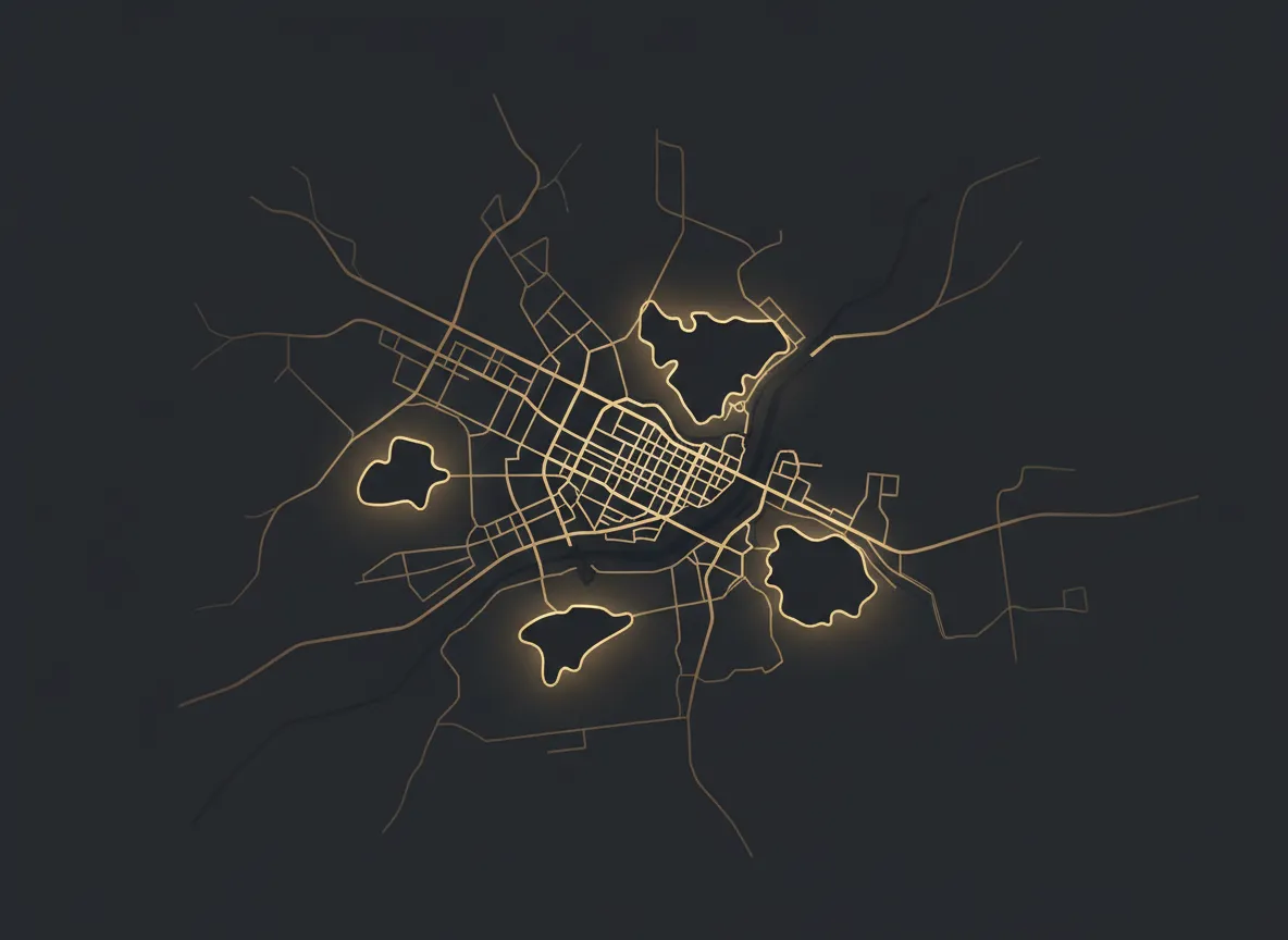 Service area map placeholder