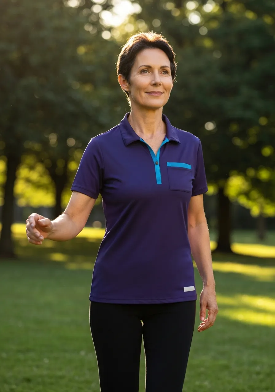Healthy individual confidently navigating their day, representing the benefits of well-managed diabetes.
