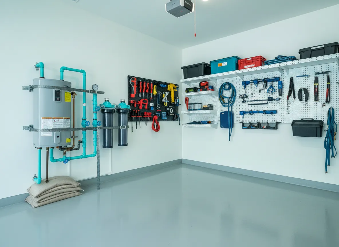 Hurricane preparation and securing plumbing fixtures