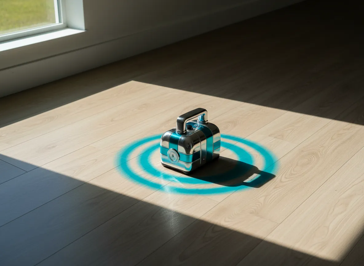 Advanced leak detection avoiding concrete breaking