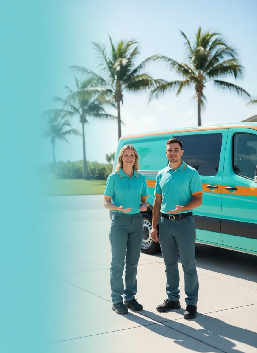 My Plumbing Friends team and branded van in Southwest Florida