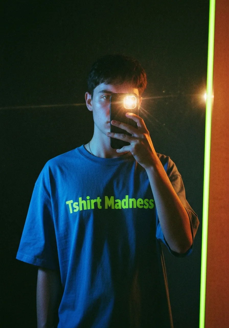 Customer rocking Tshirt Madness