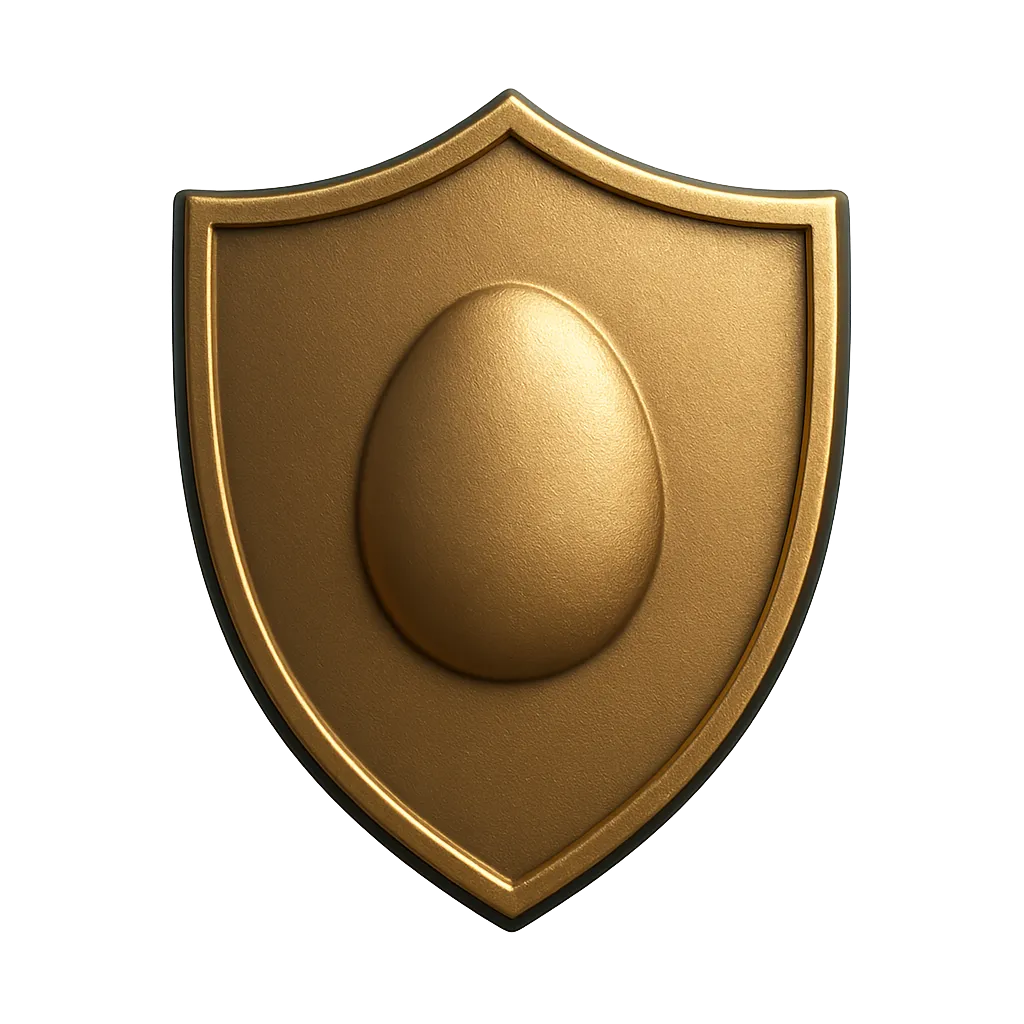 Safe haven illustration protecting a nest egg