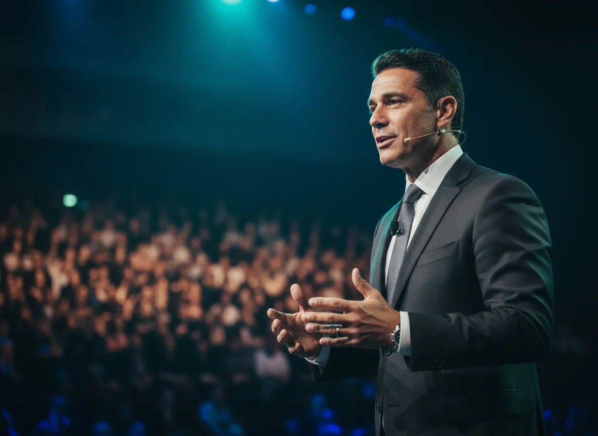 Zé Roberto em palestra