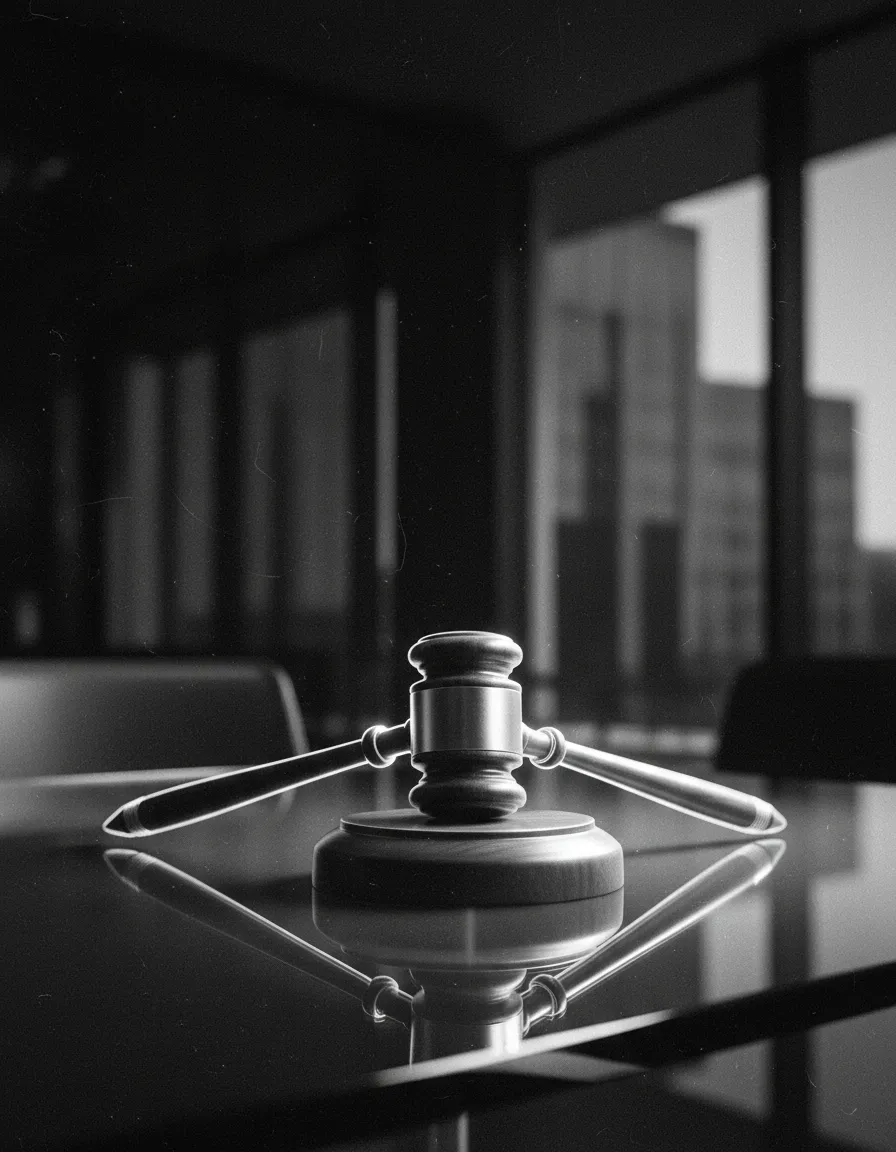 Abstract black and white legal scale representing case acquisition strategy
