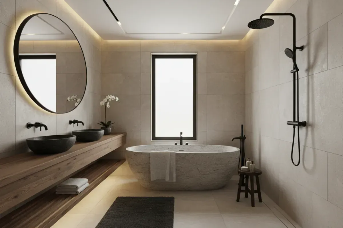 Bathroom Stone Tub